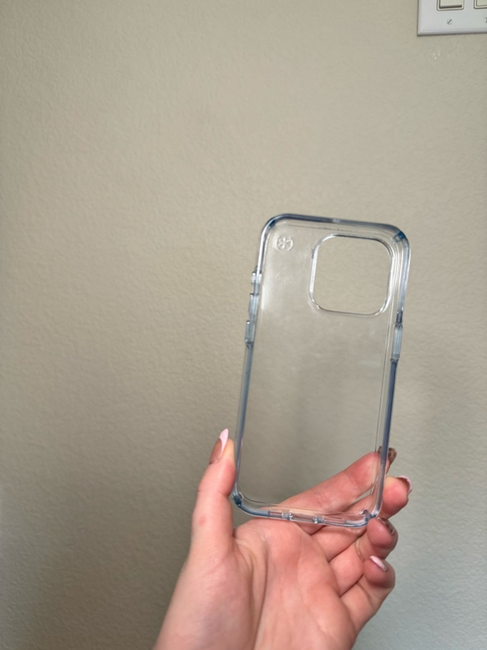 Speck Clear Protective iPhone 15 Pro Case - Transparent Clear